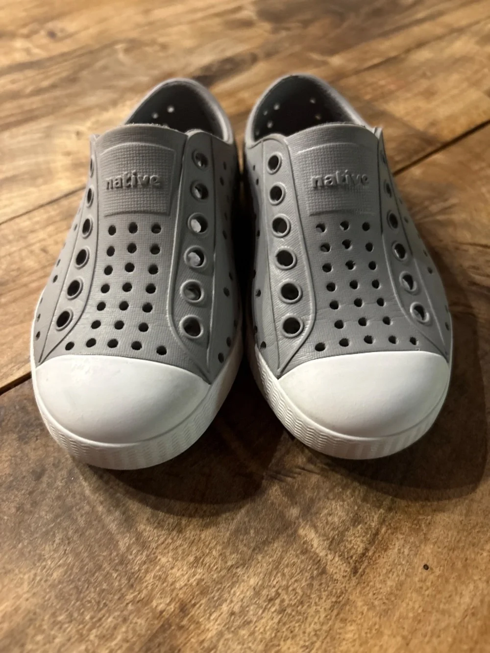 Native grey shoes size C7